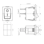 کلید راکر دو حالته ( قطع و وصل ) - Image 2