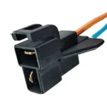 سوکت 2 فیش نری و مادگی موتور فن تک دور پراید - Image 3