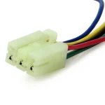 سوکت کلید شیشه بالابر تک پل پراید و پژو 405 و وانت نیسان